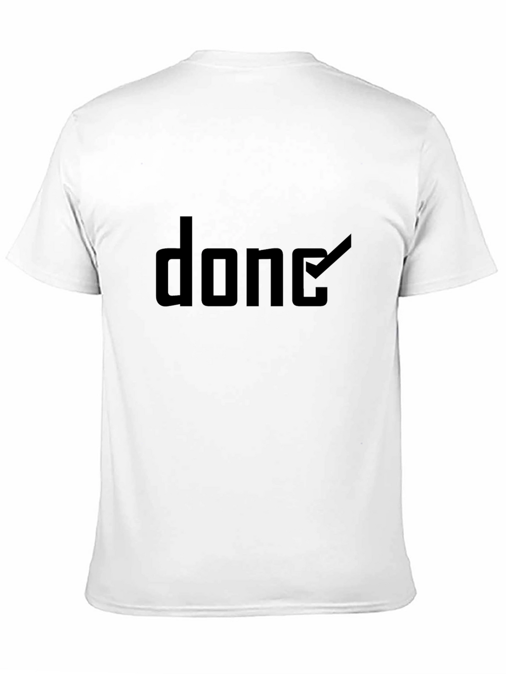 Black Done Graphic Tee - Soft Cotton Blend
