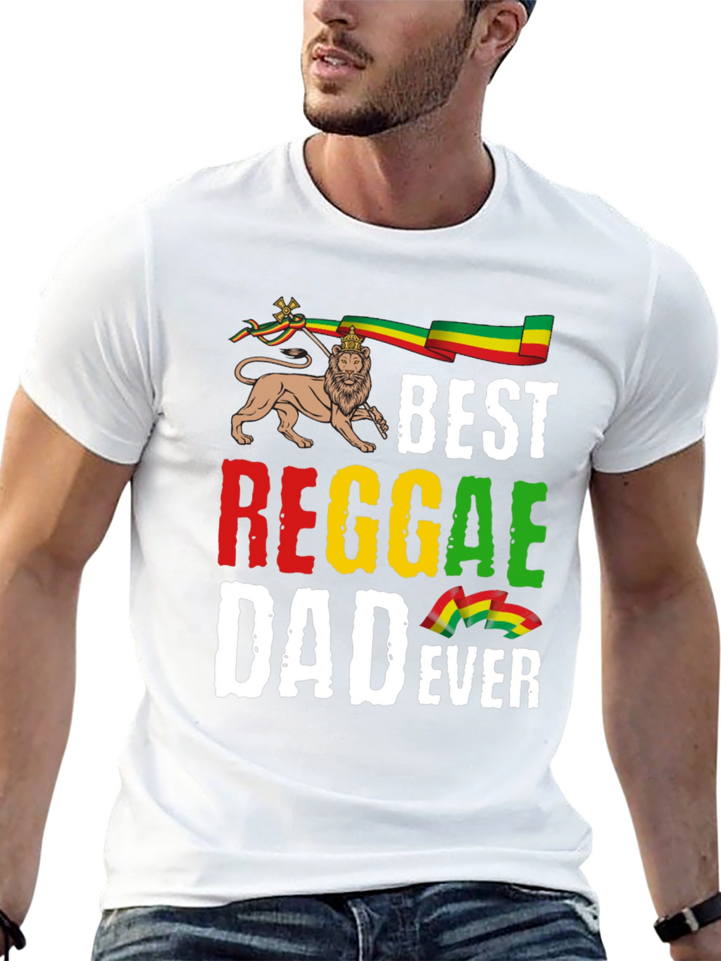 Best Reggae Dad Ever Graphic T-Shirt