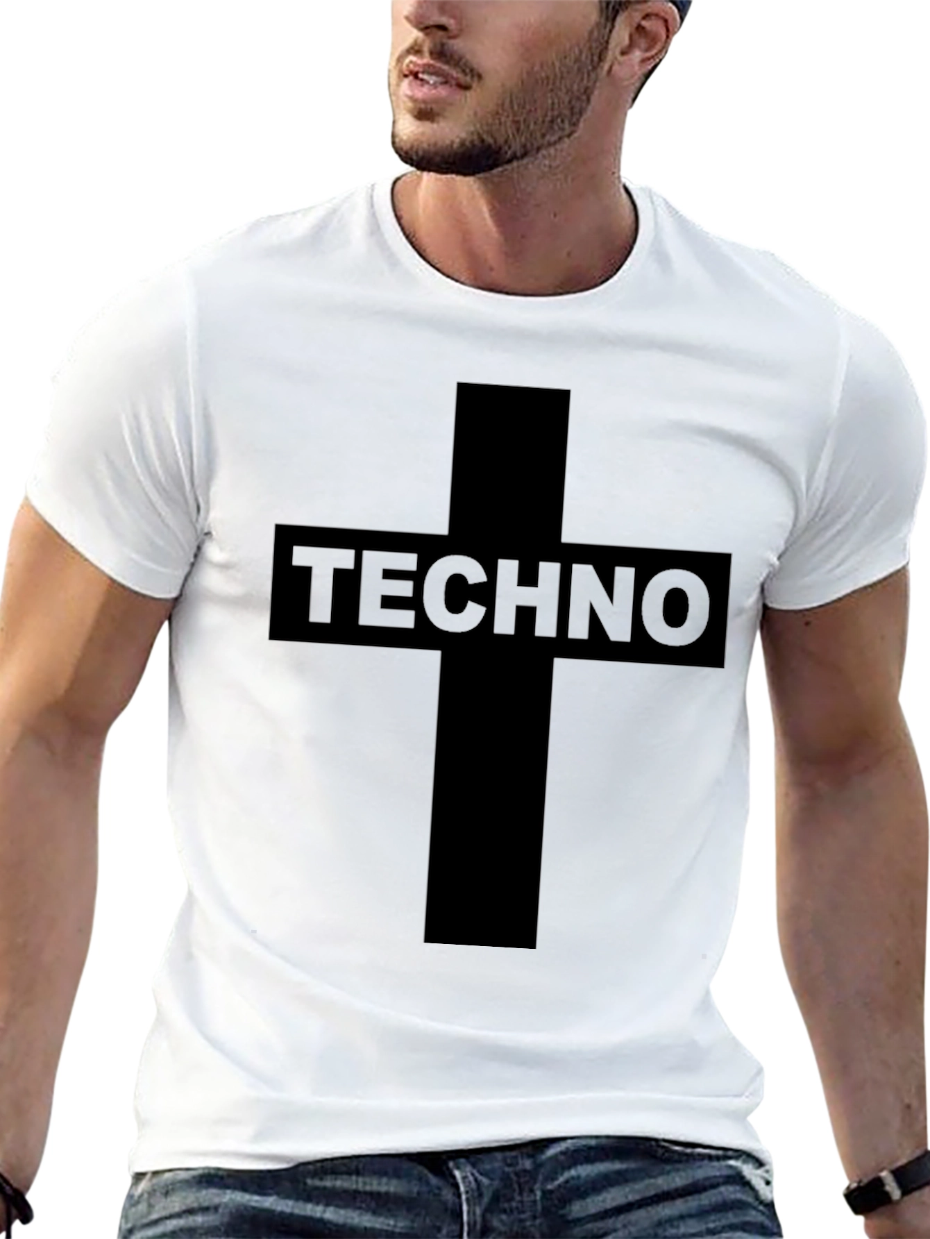 Techno Graphic Tee - Black
