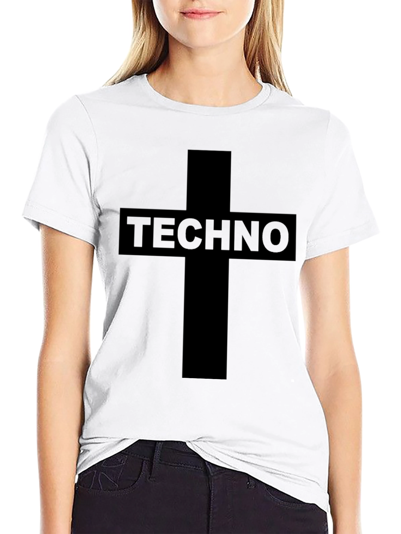 Techno Graphic Tee - Black