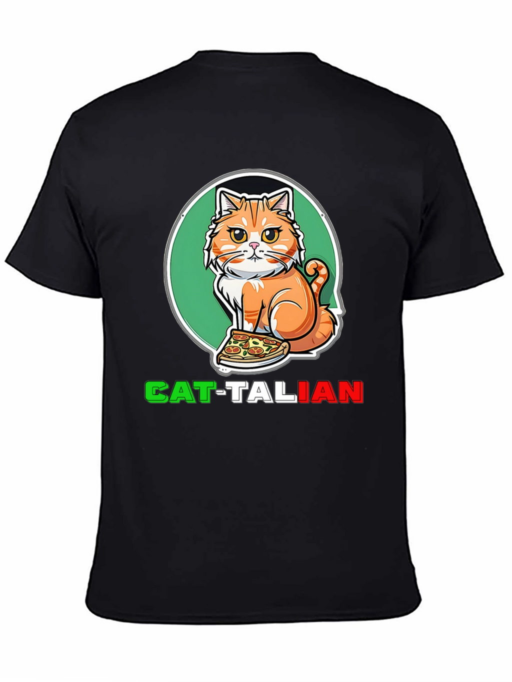 Cat-Talian Funny Graphic Tee