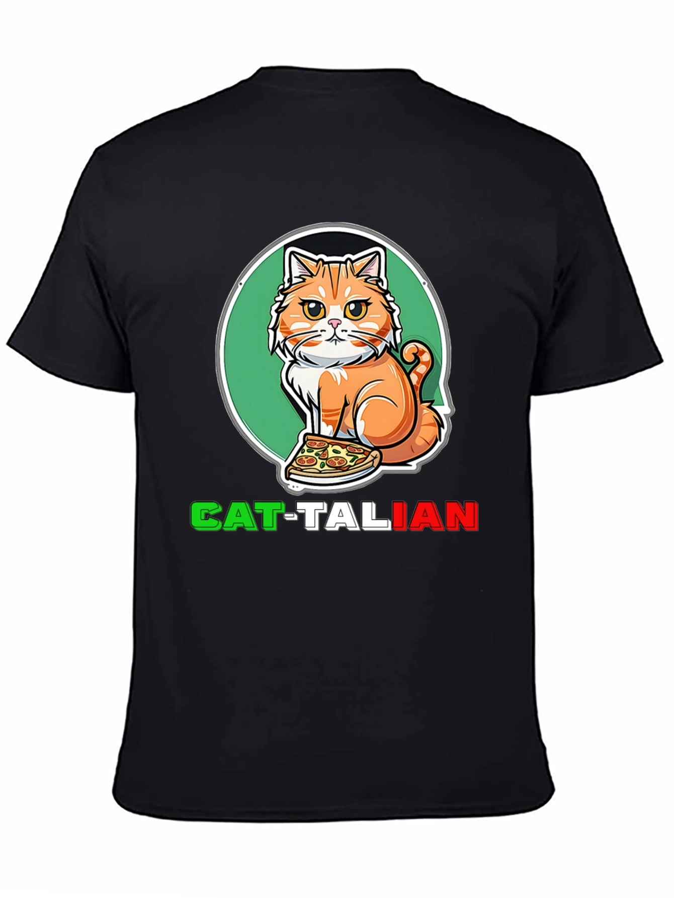 Cat-Talian Funny Graphic Tee