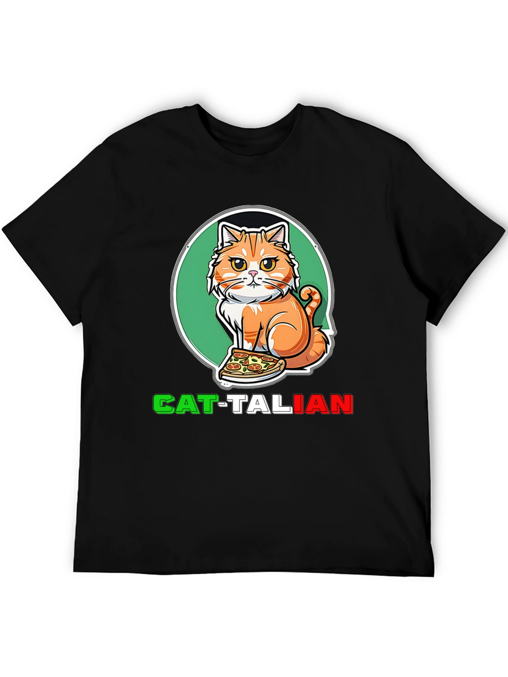 Cat-Talian Funny Graphic Tee