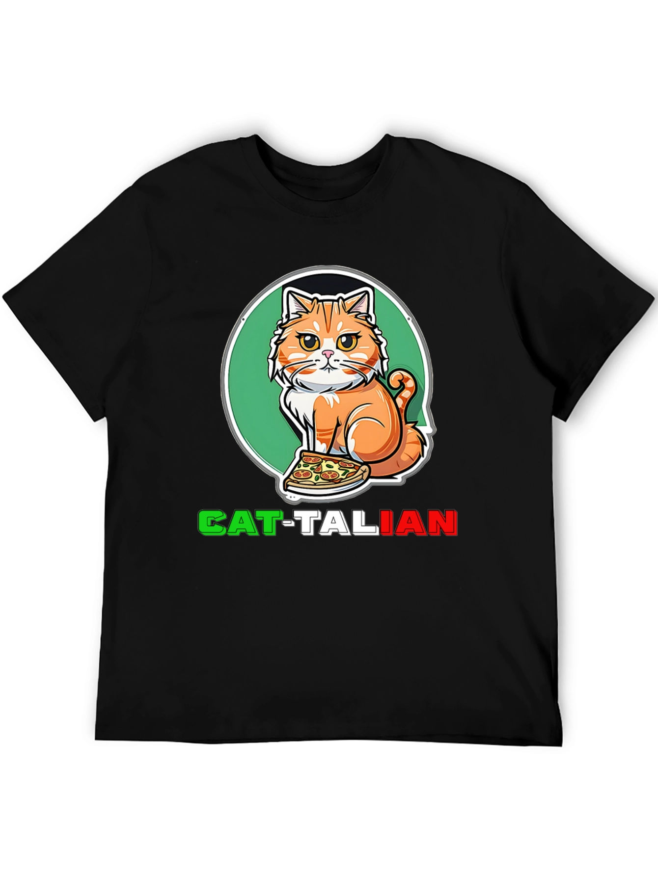 Cat-Talian Funny Graphic Tee