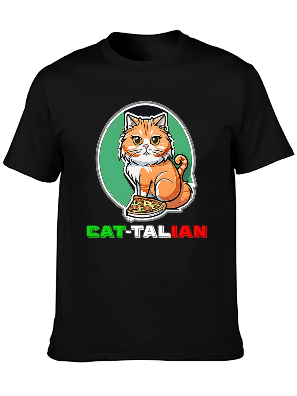 Cat-Talian Funny Graphic Tee