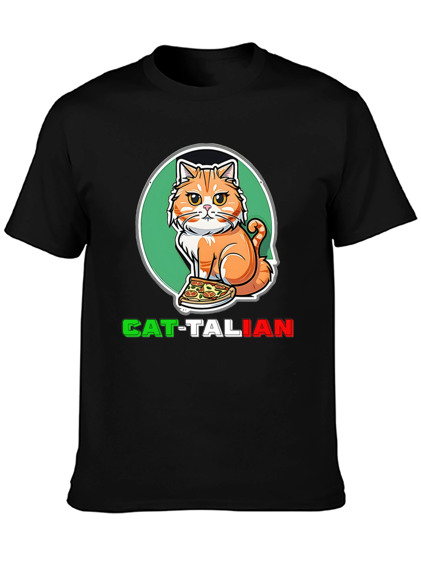 Cat-Talian Funny Graphic Tee