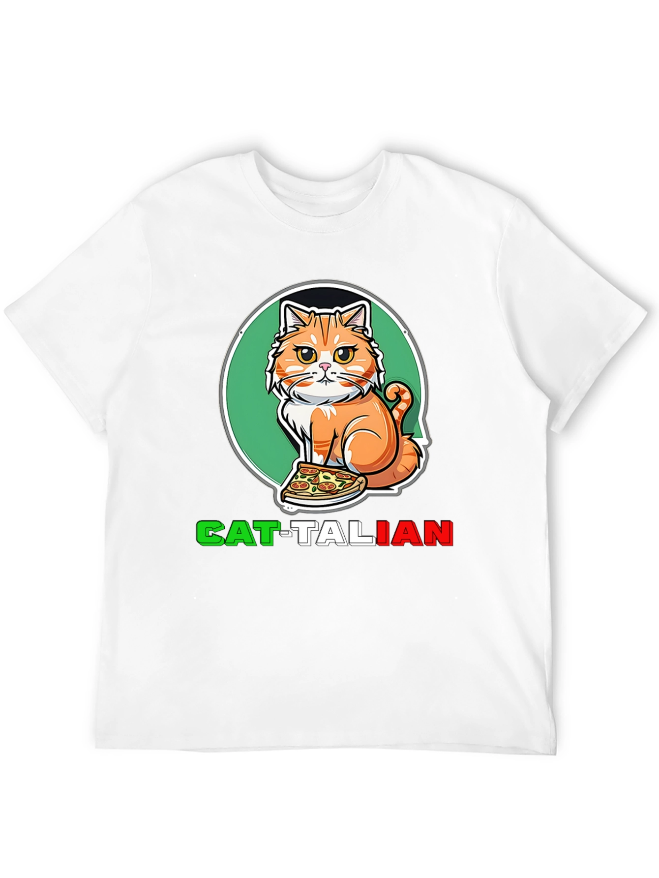 Cat-Talian Funny Graphic Tee