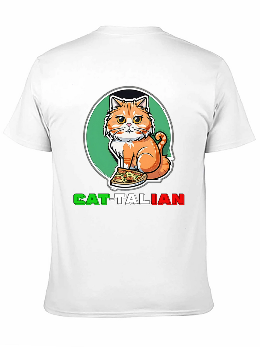 Cat-Talian Funny Graphic Tee