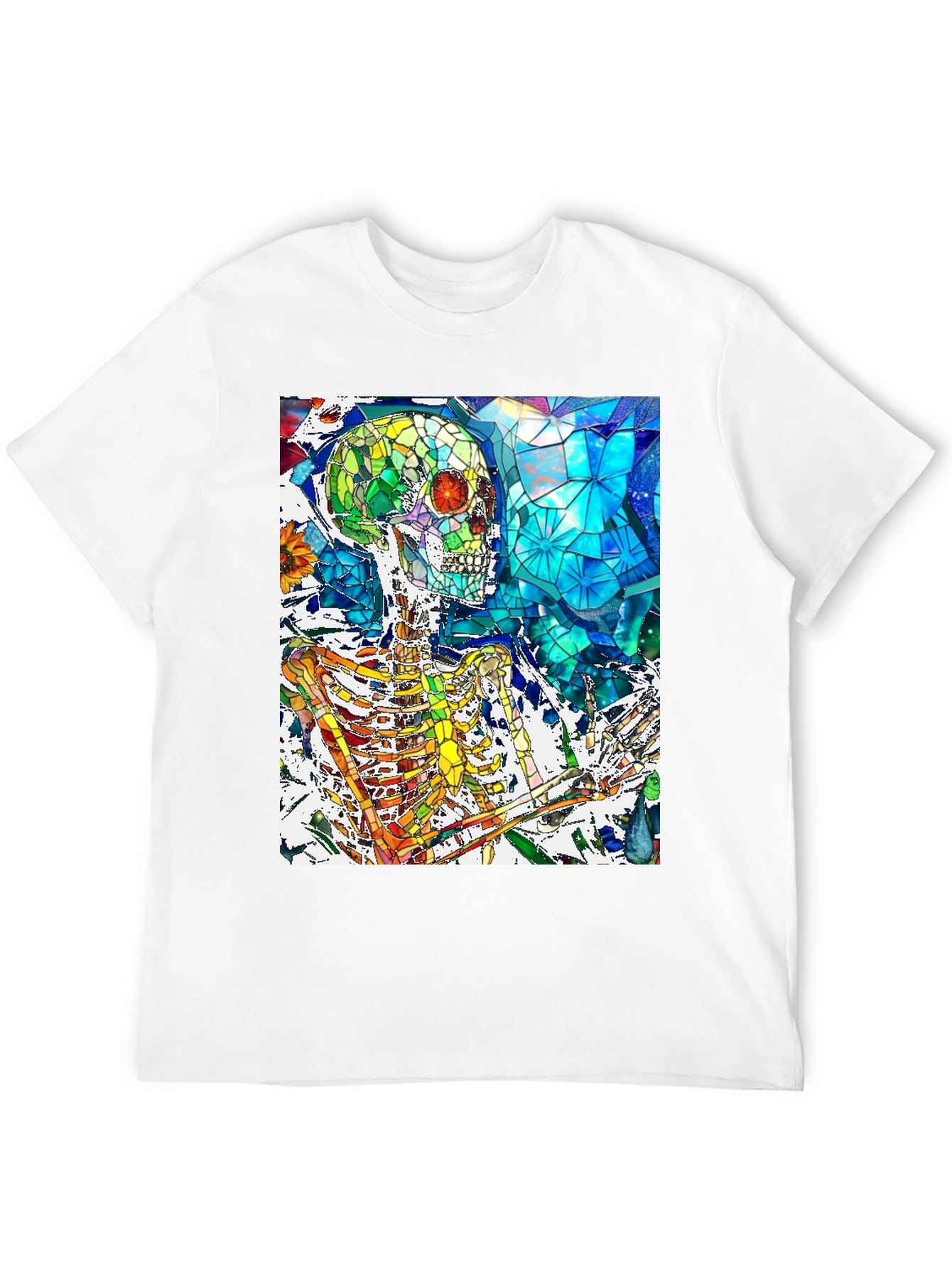 Colorful Skeleton Art T-Shirt