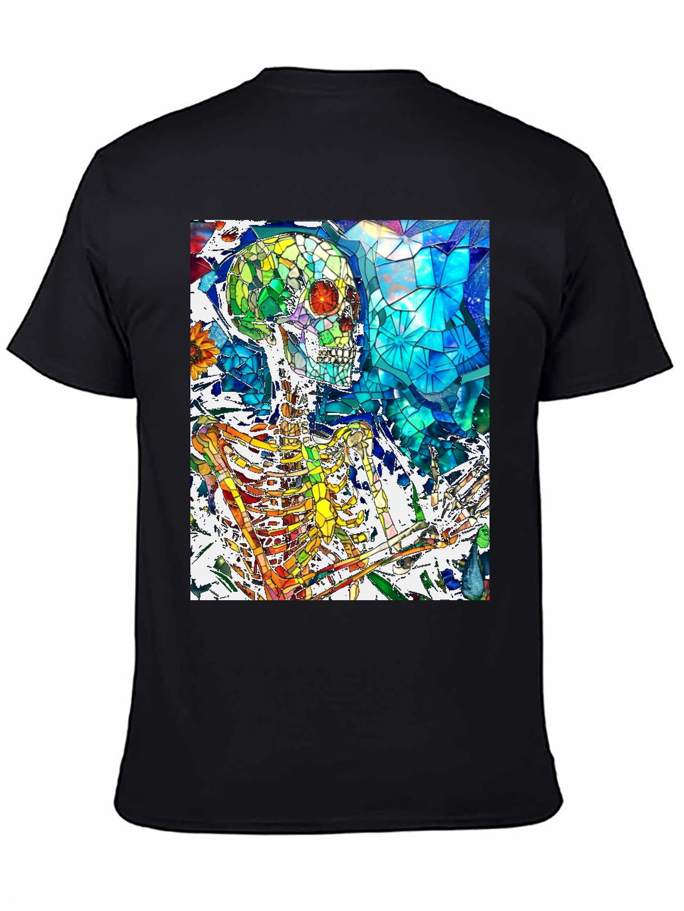 Colorful Skeleton Art T-Shirt