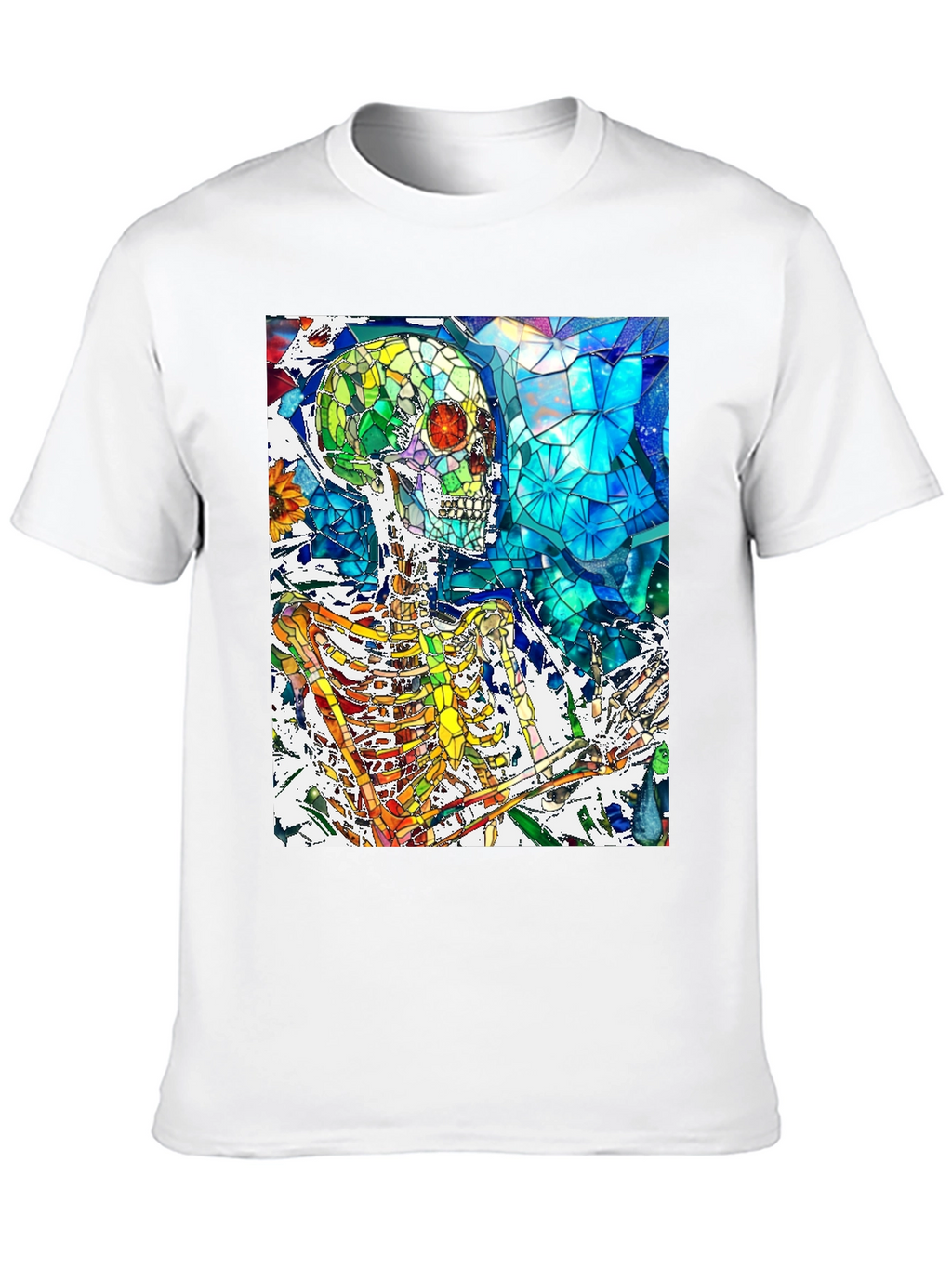 Colorful Skeleton Art T-Shirt