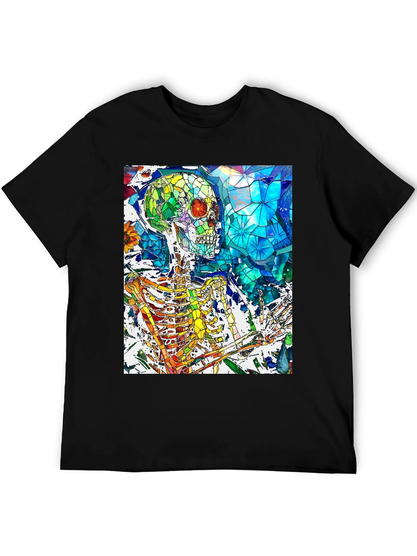 Colorful Skeleton Art T-Shirt