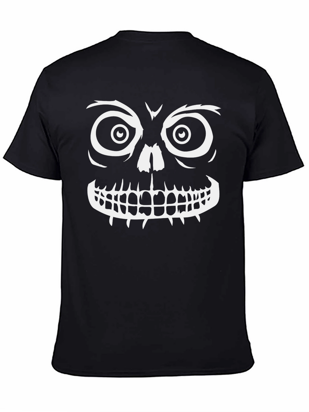 Spooky Skull Graphic Tee - Halloween Ready