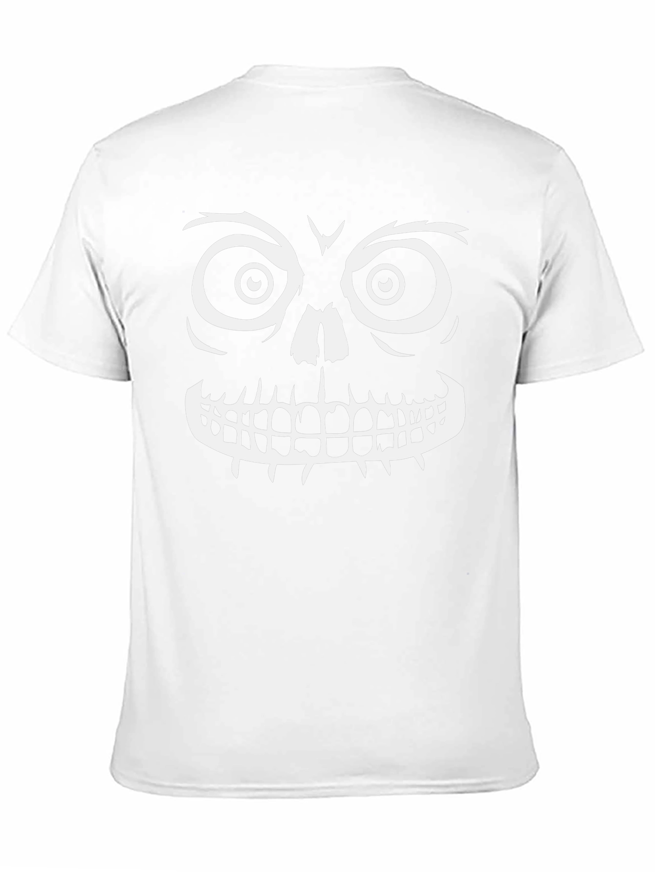 Spooky Skull Graphic Tee - Halloween Ready