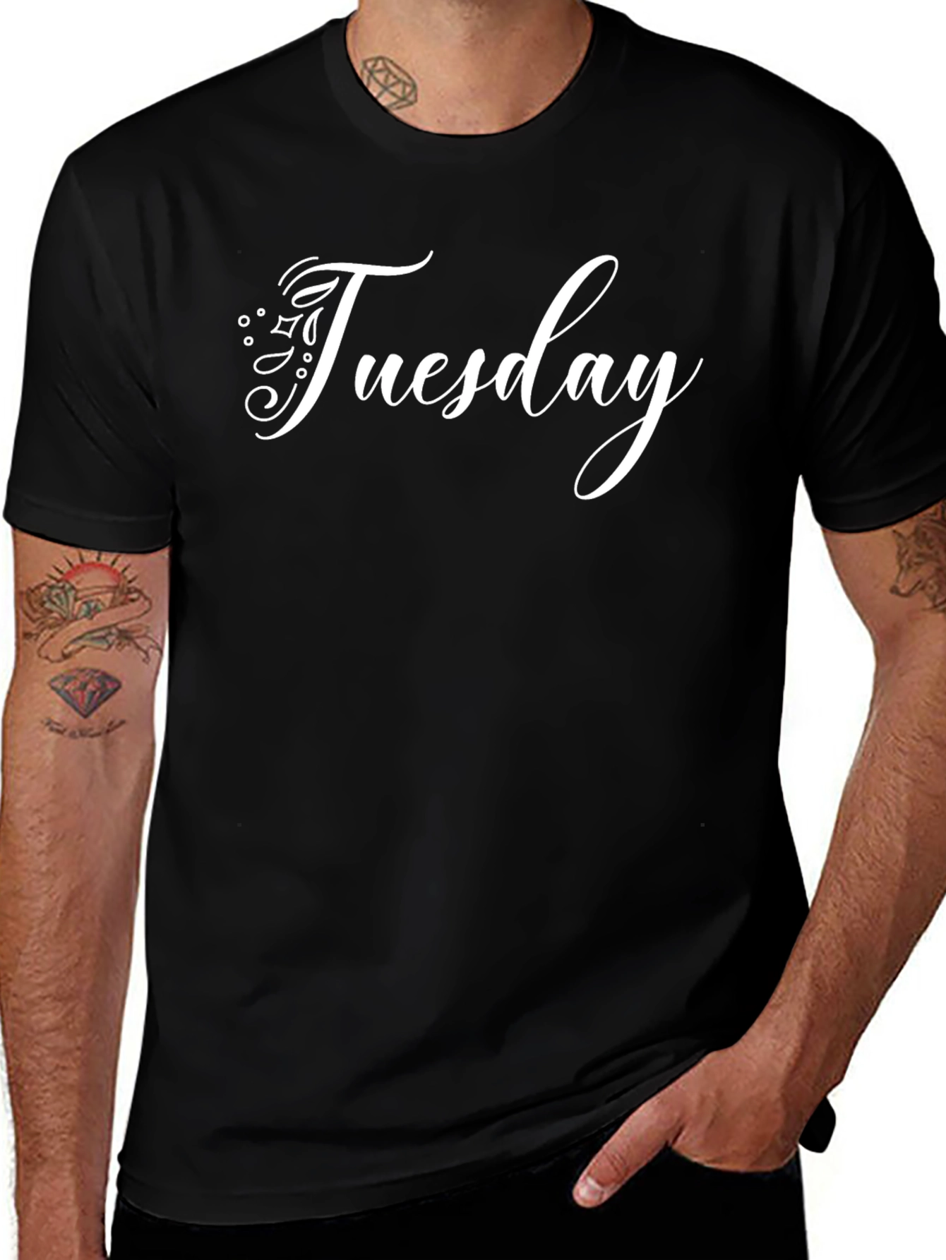 Tuesday Graphic Tee - Stylish Casual Wear