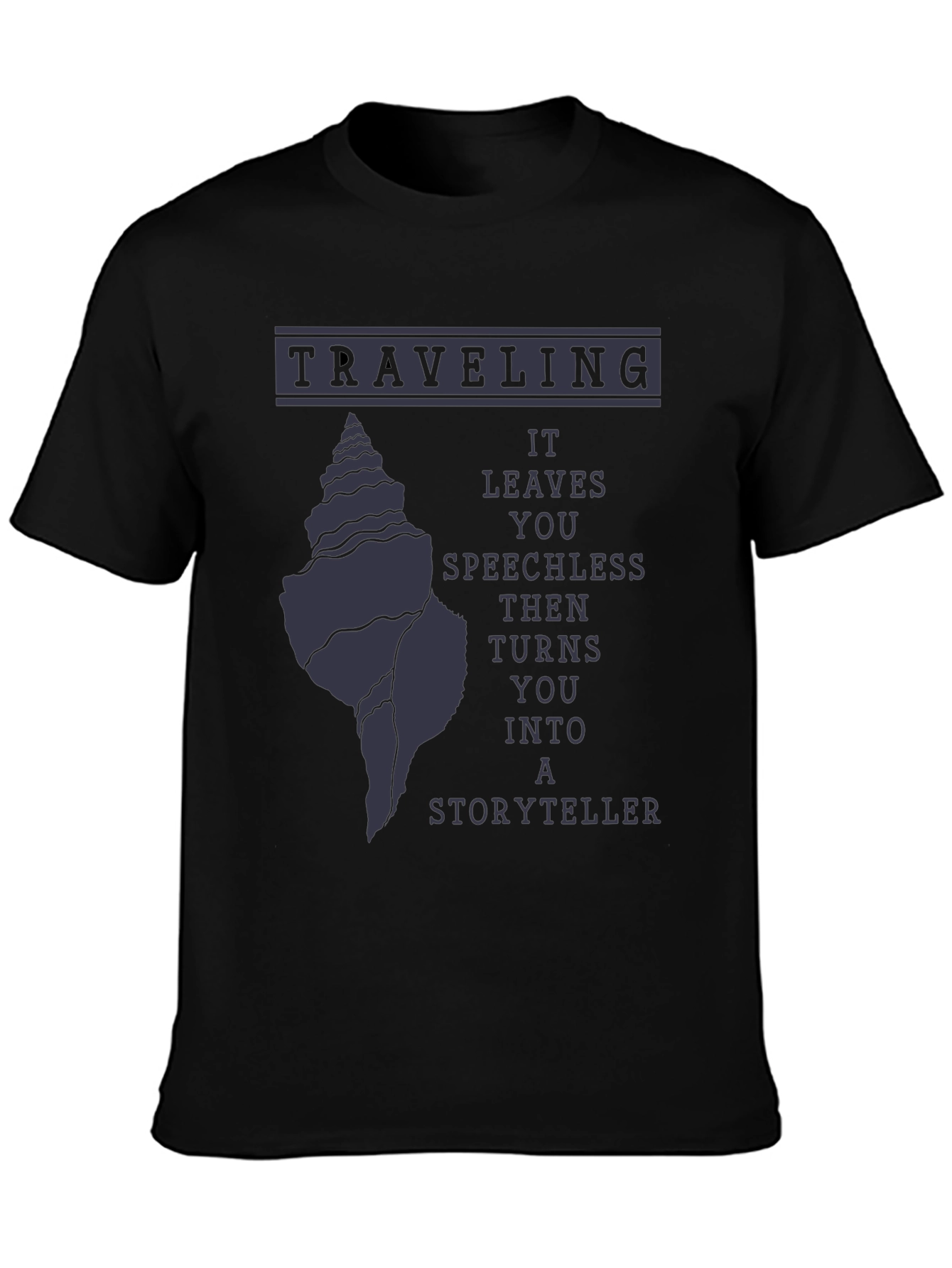 Traveling Storyteller Graphic Tee - Black