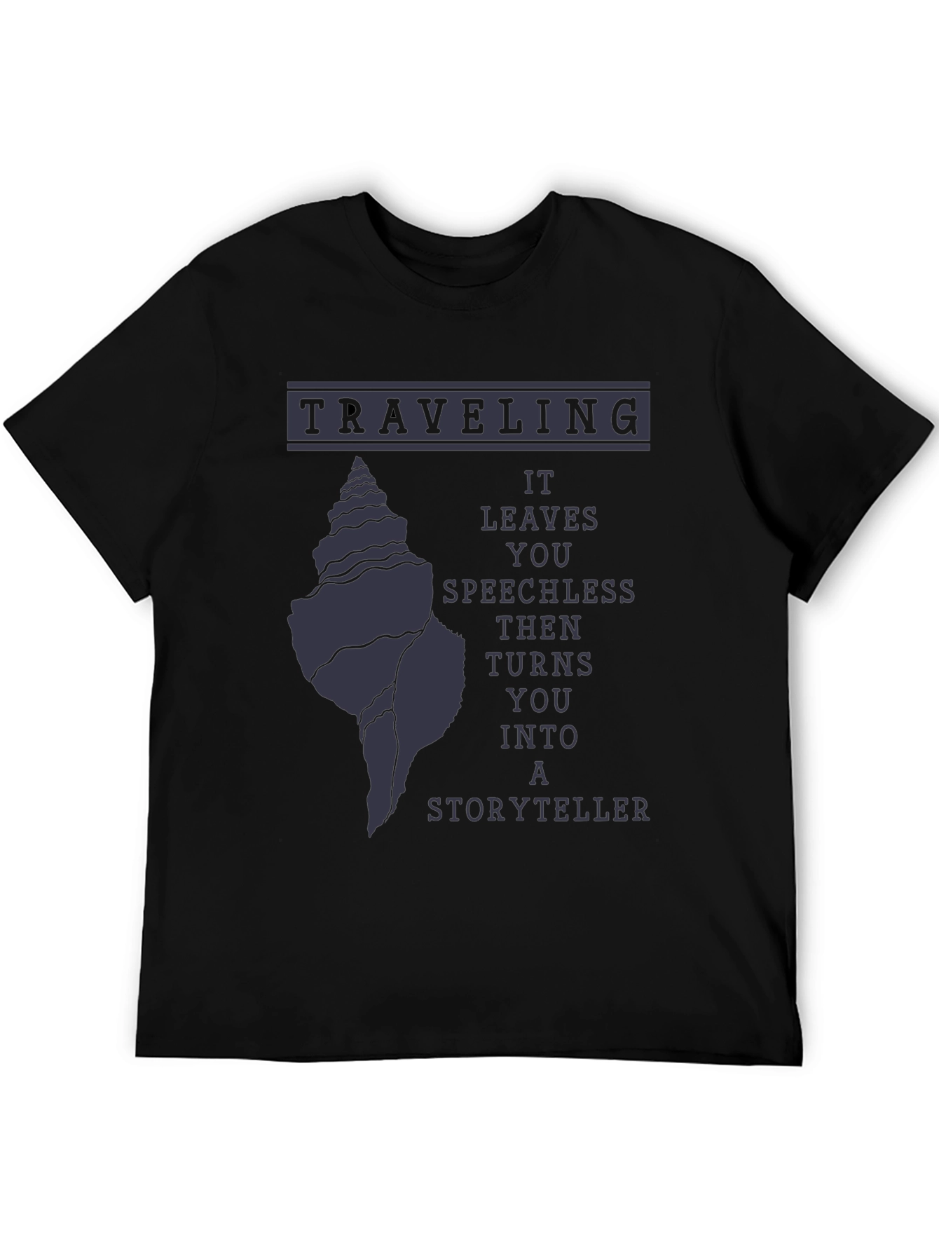 Traveling Storyteller Graphic Tee - Black