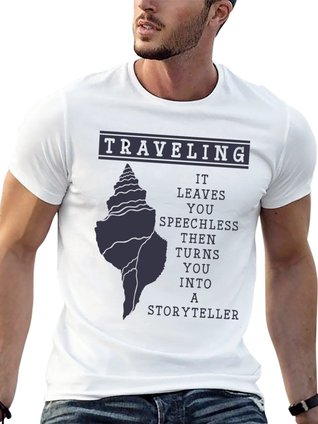 Traveling Storyteller Graphic Tee - Black