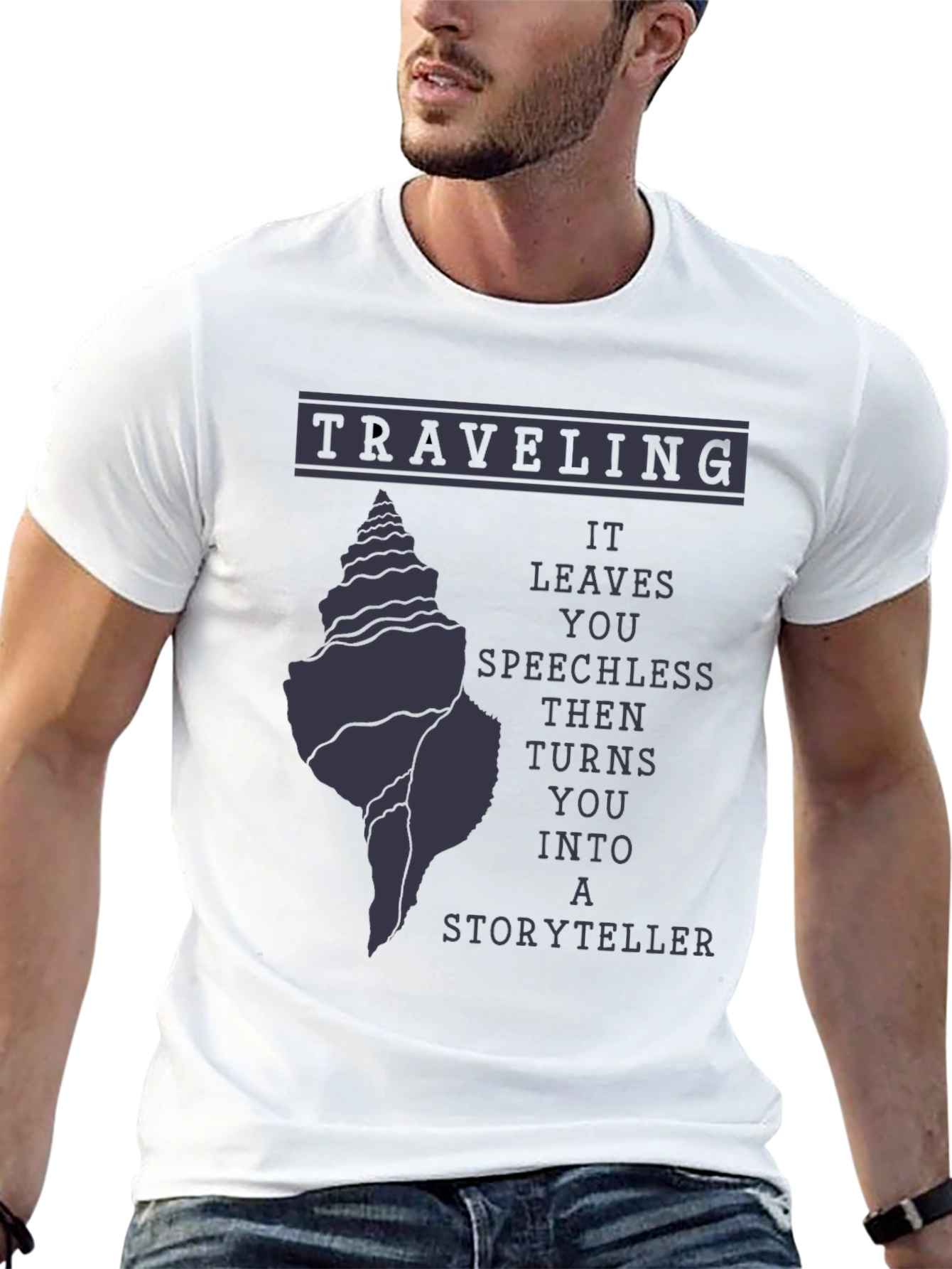 Traveling Storyteller Graphic Tee - Black