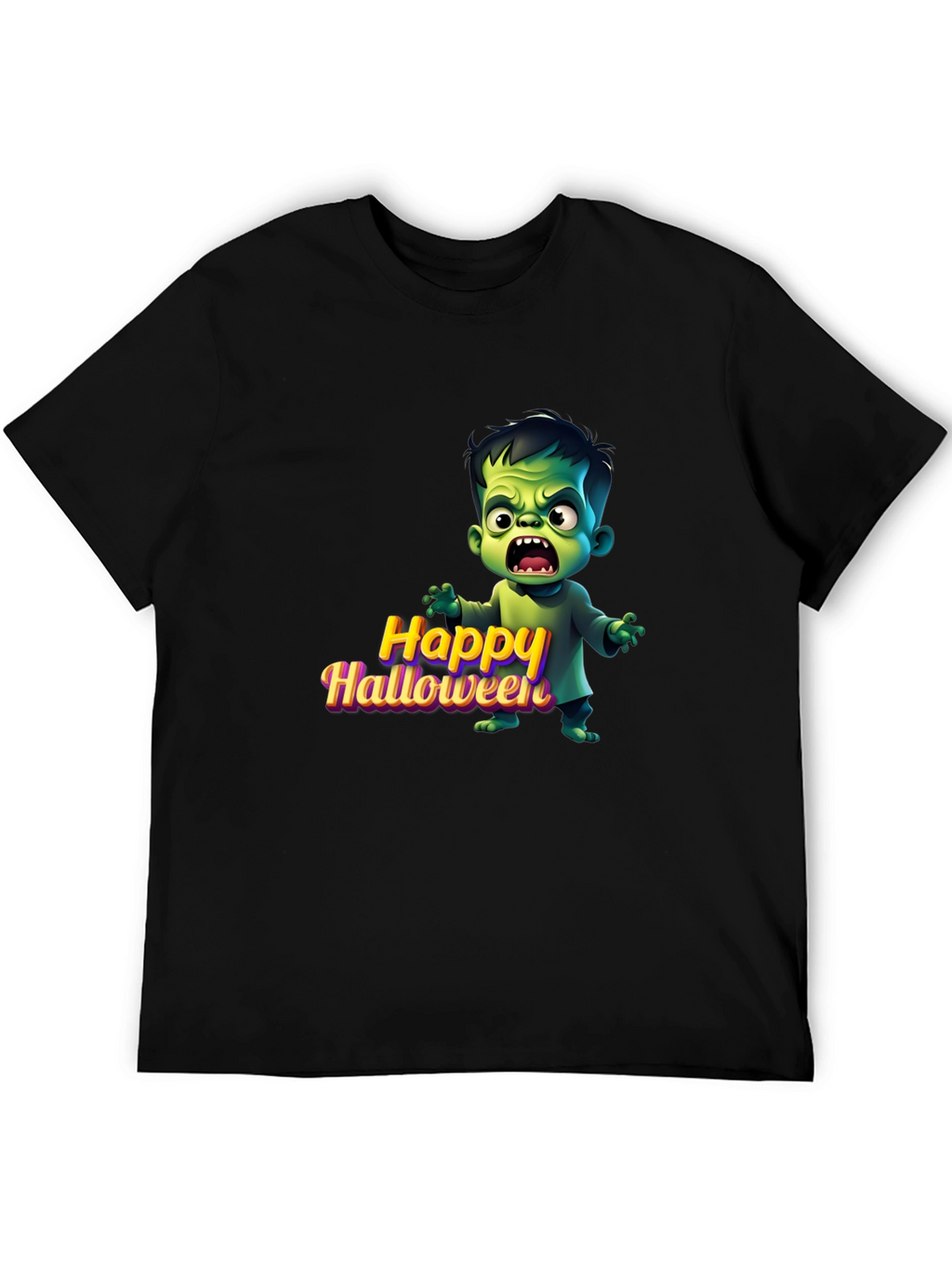 Happy Halloween Monster Graphic Tee