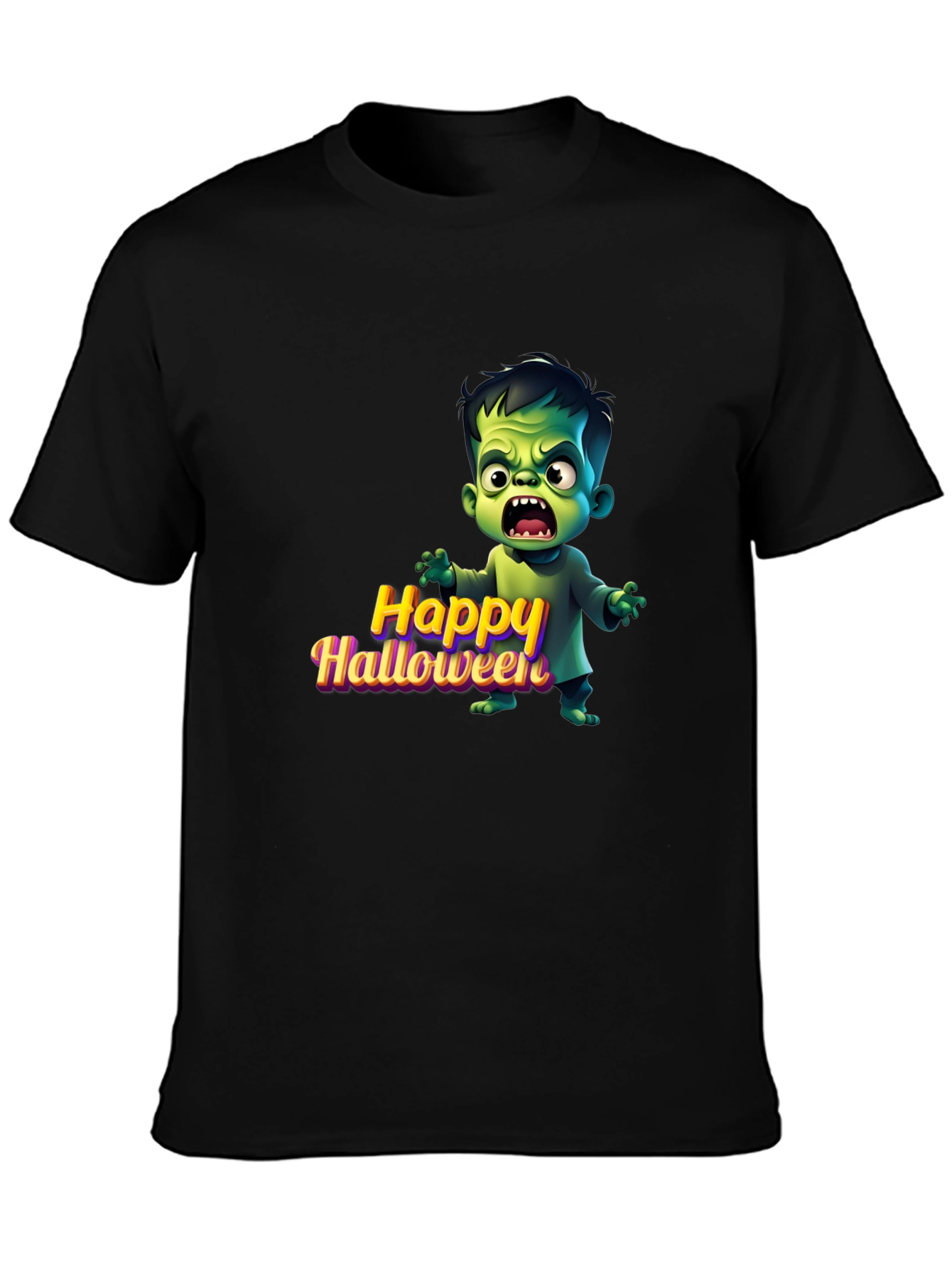 Happy Halloween Monster Graphic Tee