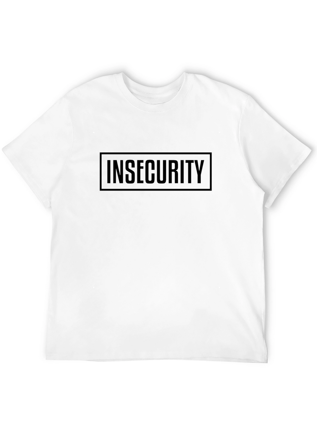Insecurity Graphic Tee - Black Cotton T-Shirt