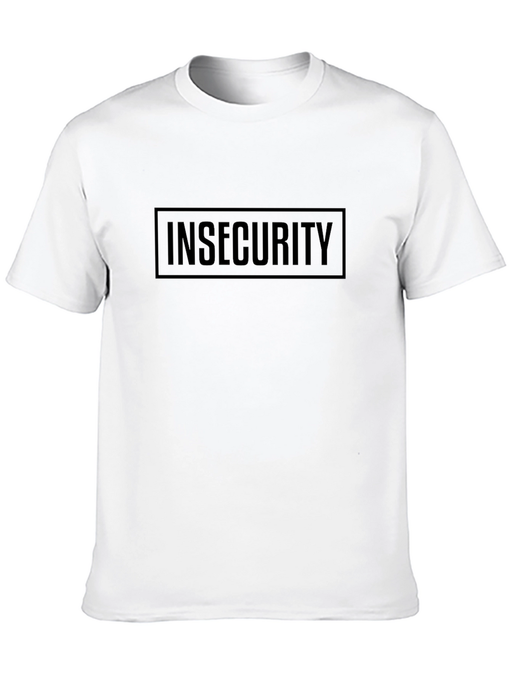 Insecurity Graphic Tee - Black Cotton T-Shirt