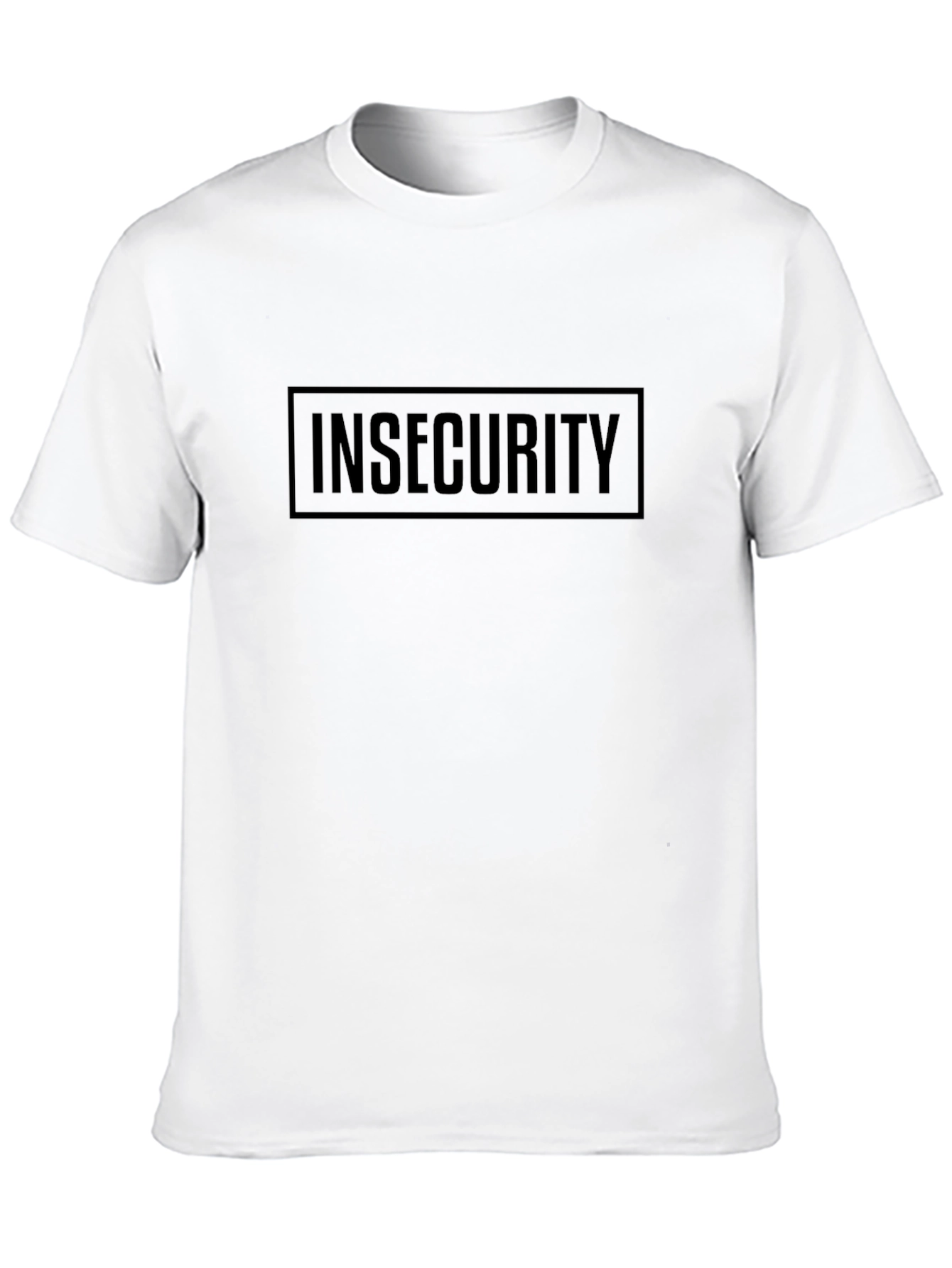 Insecurity Graphic Tee - Black Cotton T-Shirt