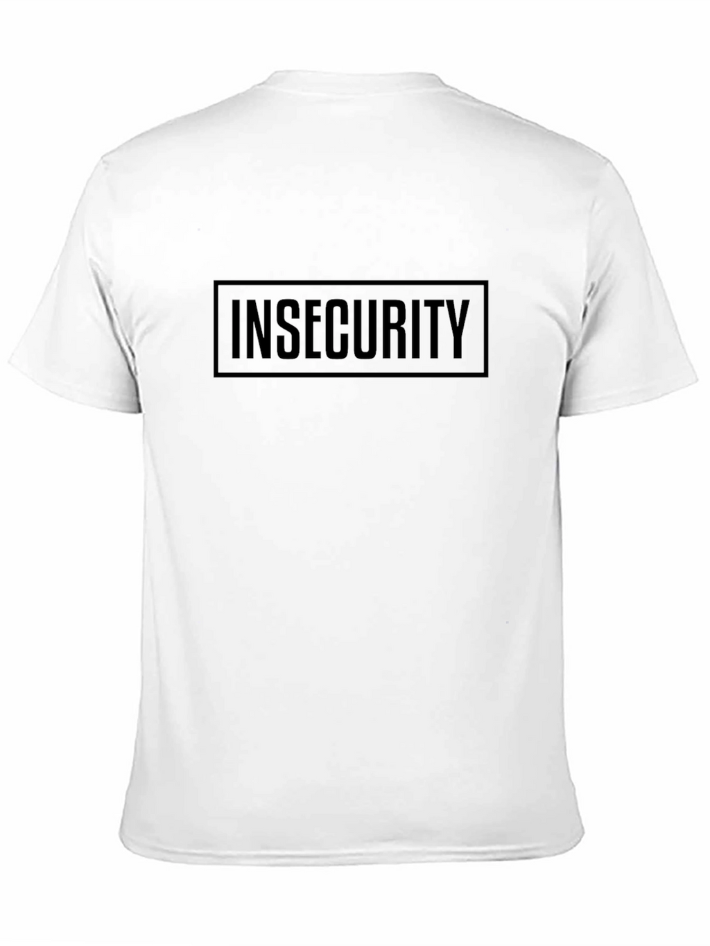Insecurity Graphic Tee - Black Cotton T-Shirt