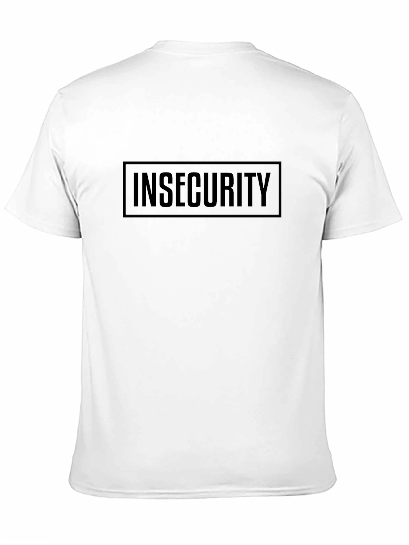 Insecurity Graphic Tee - Black Cotton T-Shirt