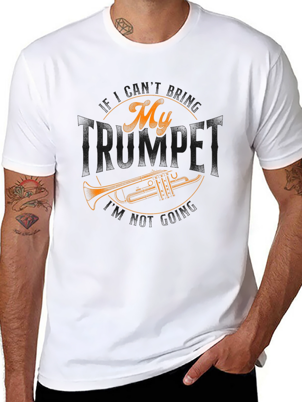 My Trumpet is Calling Black T-Shirt