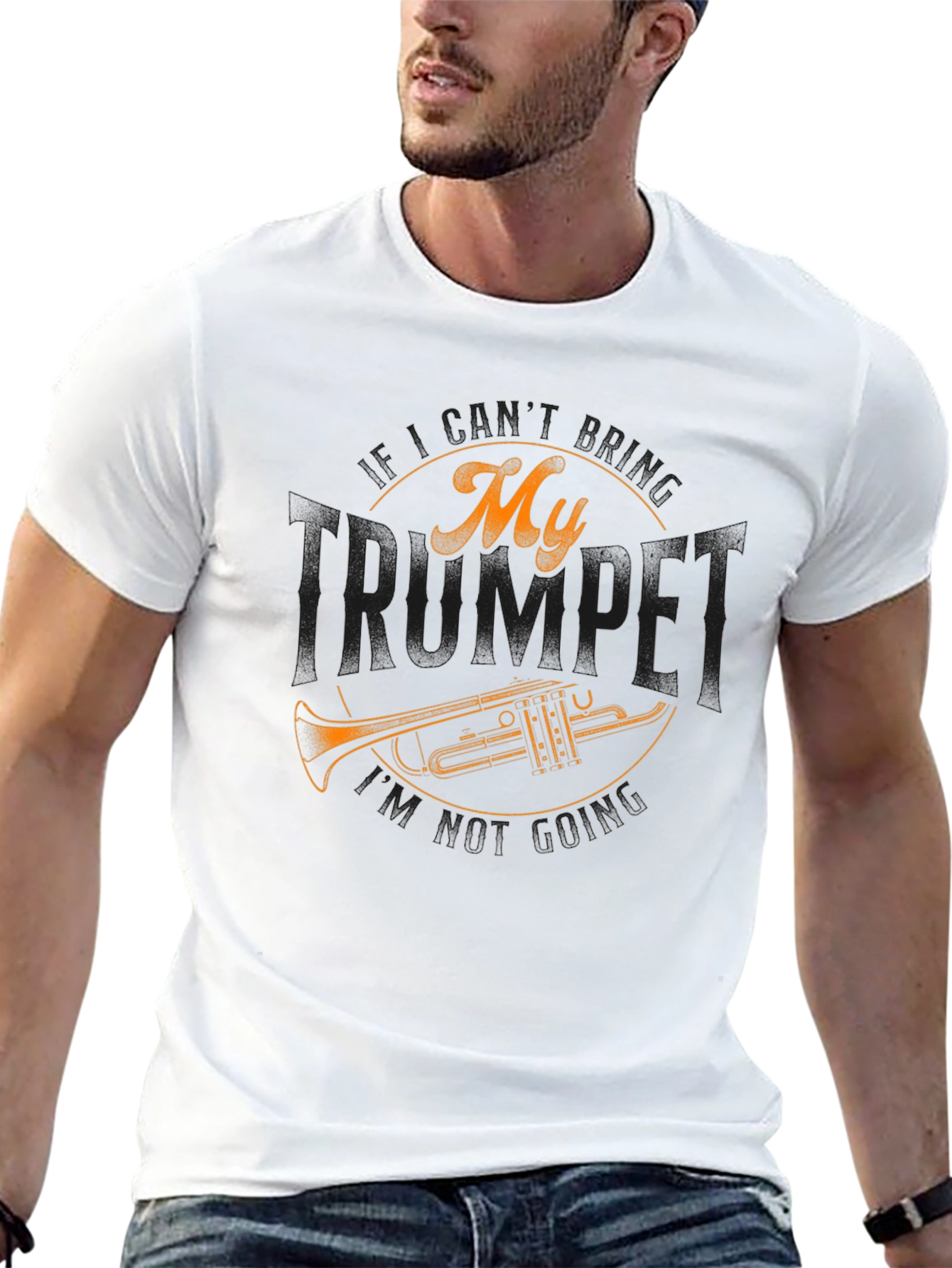 My Trumpet is Calling Black T-Shirt