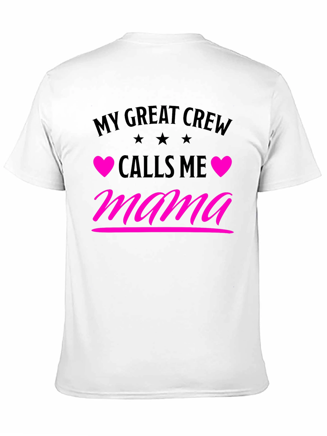 My Great Crew Calls Me Mama Graphic Tee