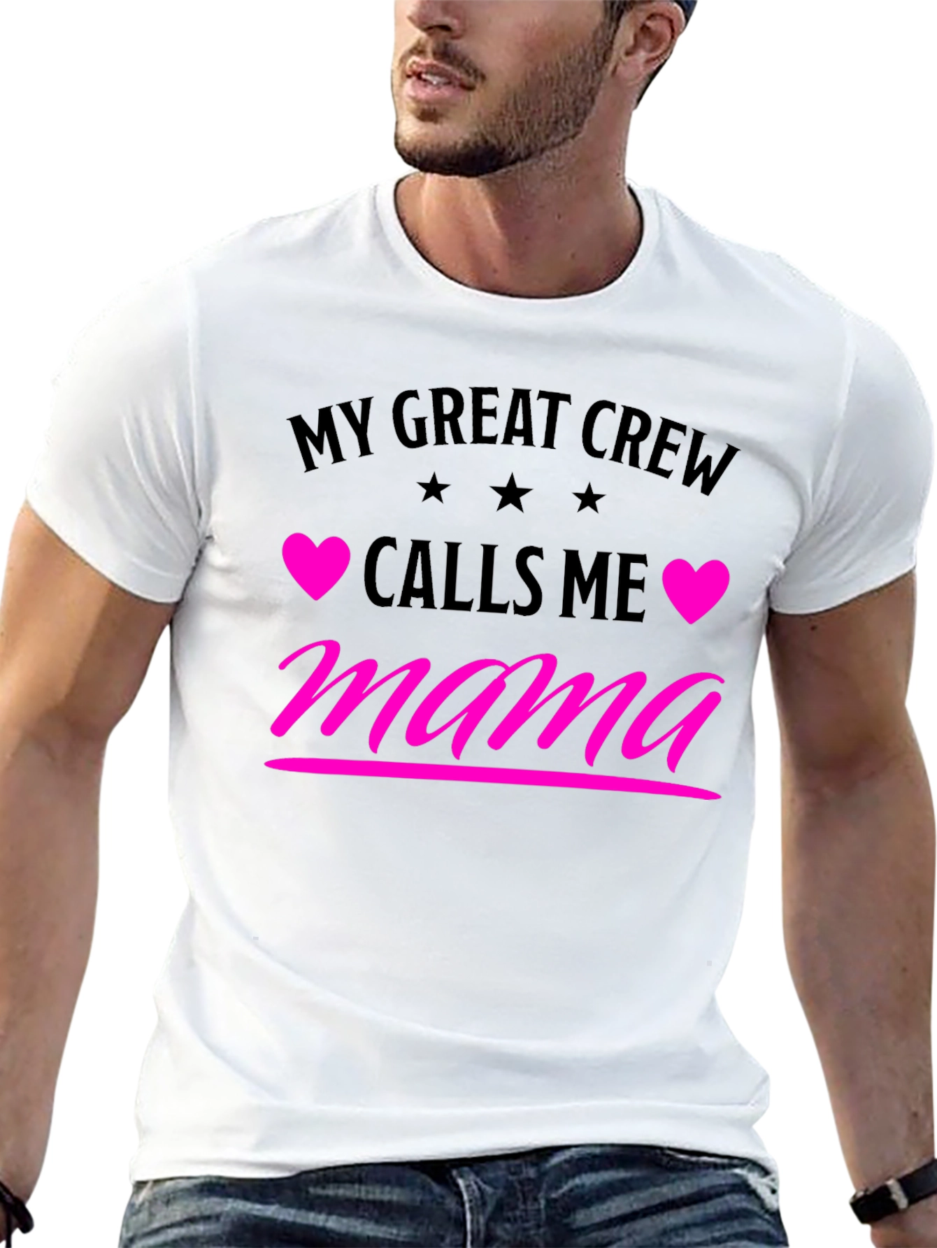 My Great Crew Calls Me Mama Graphic Tee