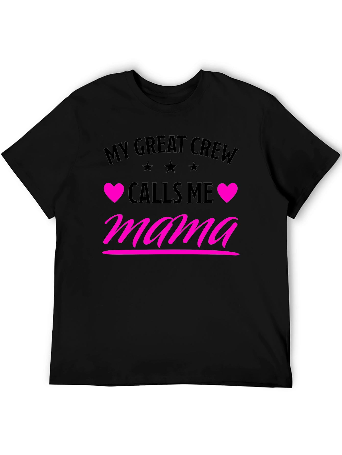 My Great Crew Calls Me Mama Graphic Tee