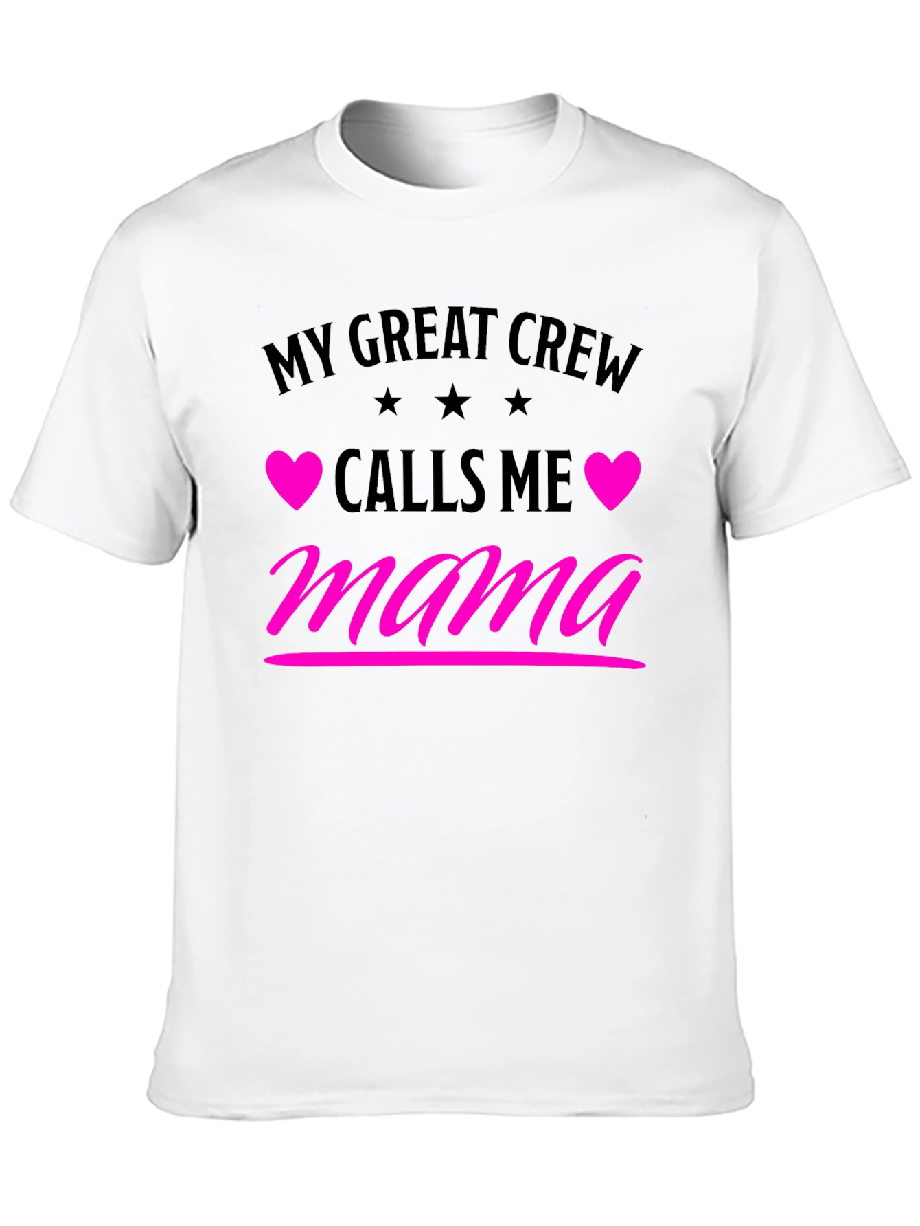 My Great Crew Calls Me Mama Graphic Tee