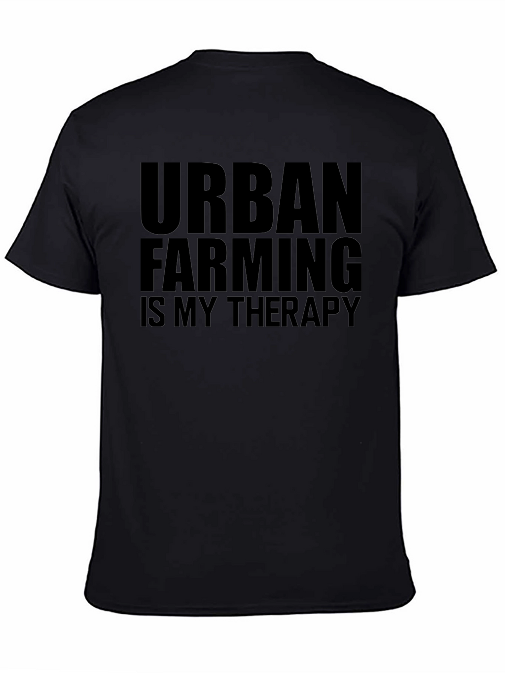 Urban Farming Therapy T-Shirt - Black