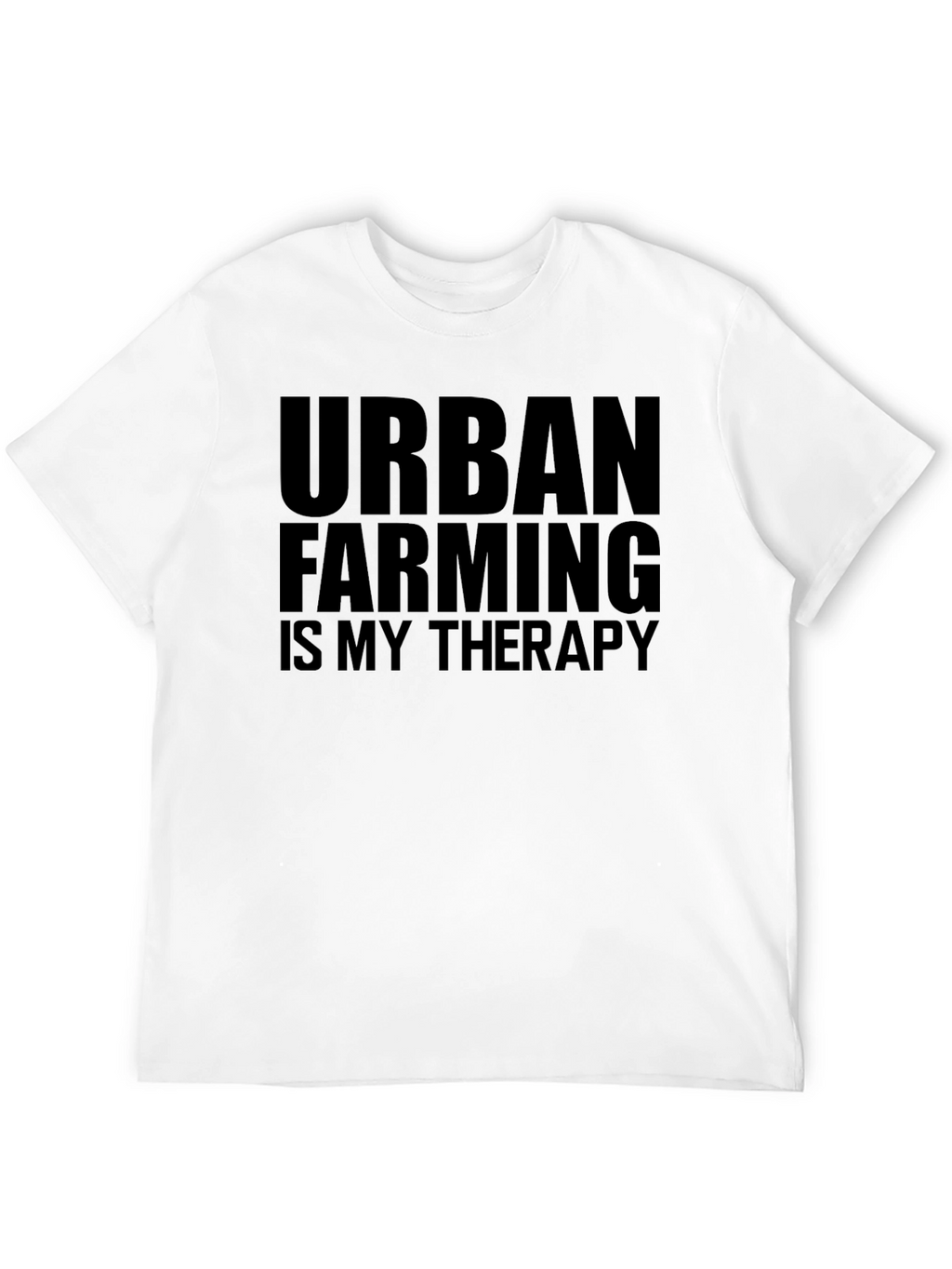 Urban Farming Therapy T-Shirt - Black