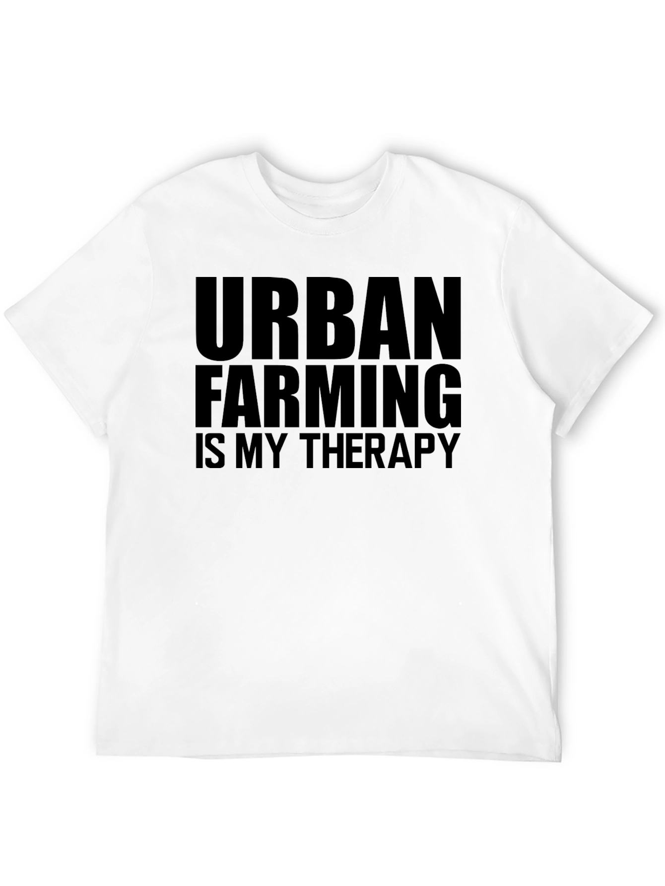 Urban Farming Therapy T-Shirt - Black