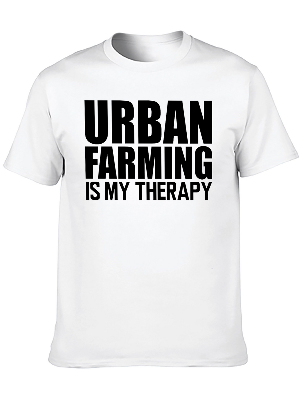 Urban Farming Therapy T-Shirt - Black