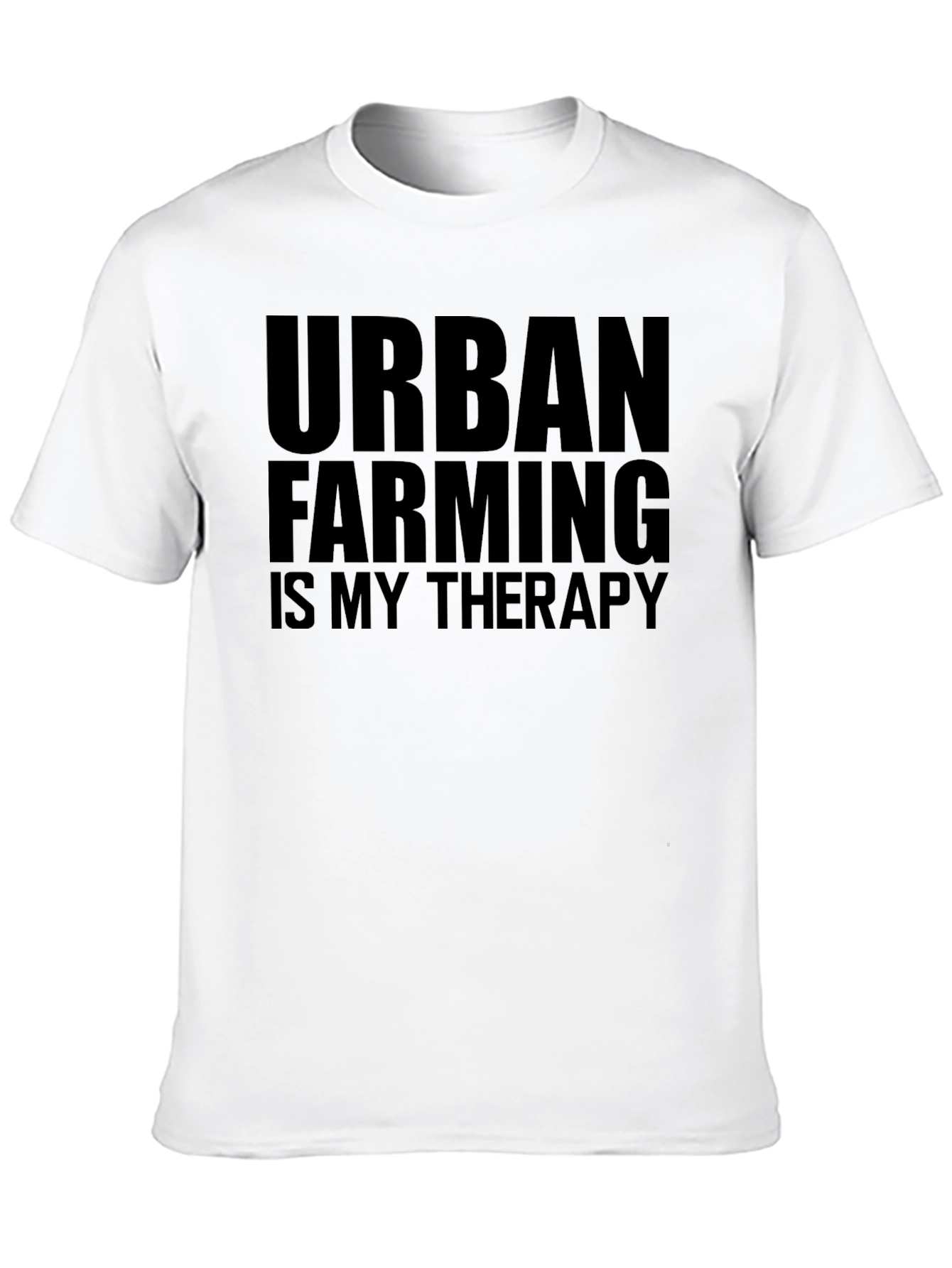 Urban Farming Therapy T-Shirt - Black
