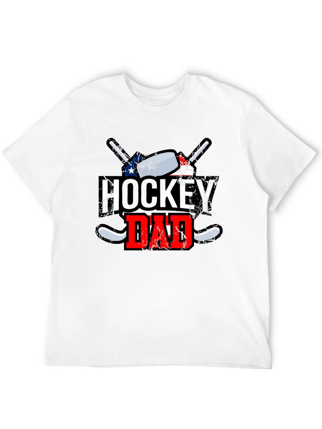 Hockey Dad Graphic Tee - Black