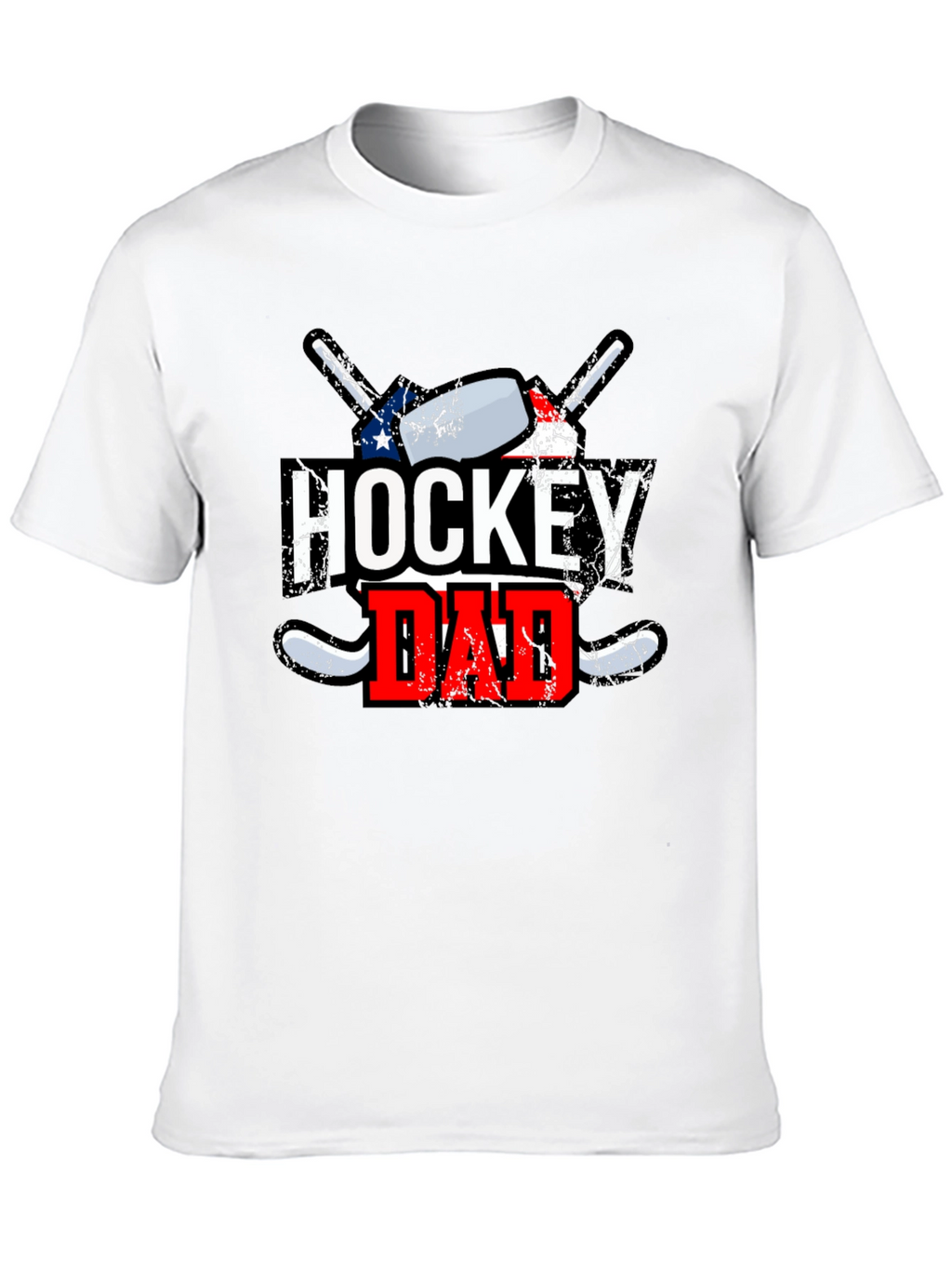 Hockey Dad Graphic Tee - Black