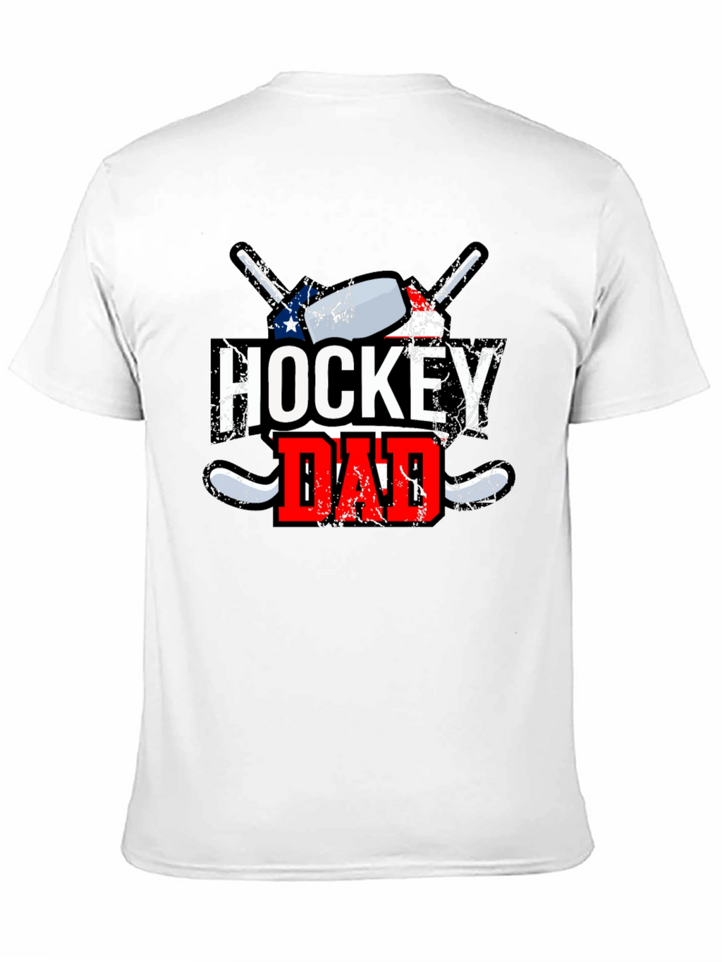 Hockey Dad Graphic Tee - Black
