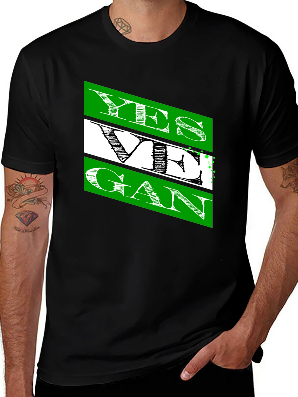 Yes Vegan Again Graphic T-Shirt - Stylish & Comfy