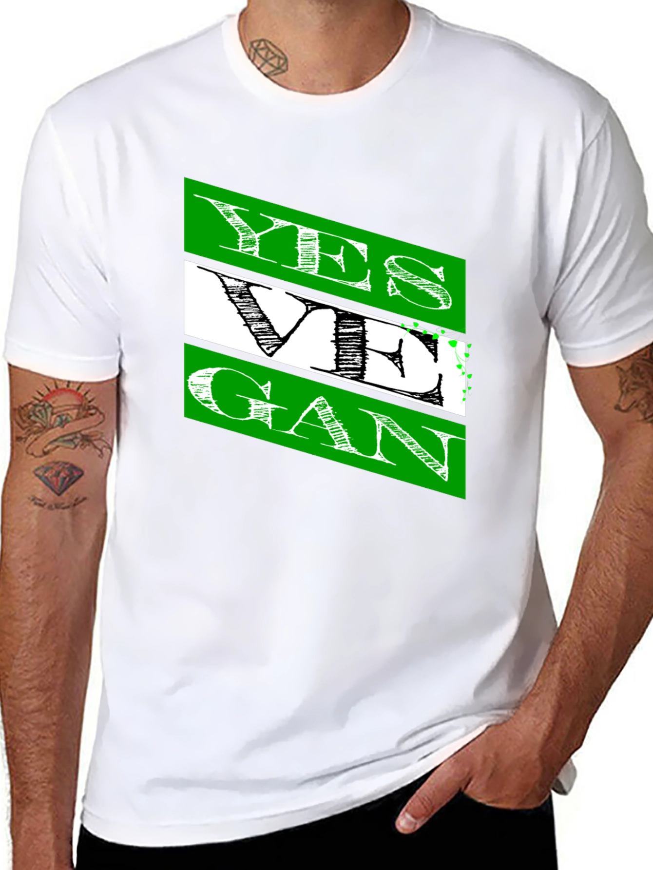 Yes Vegan Again Graphic T-Shirt - Stylish & Comfy