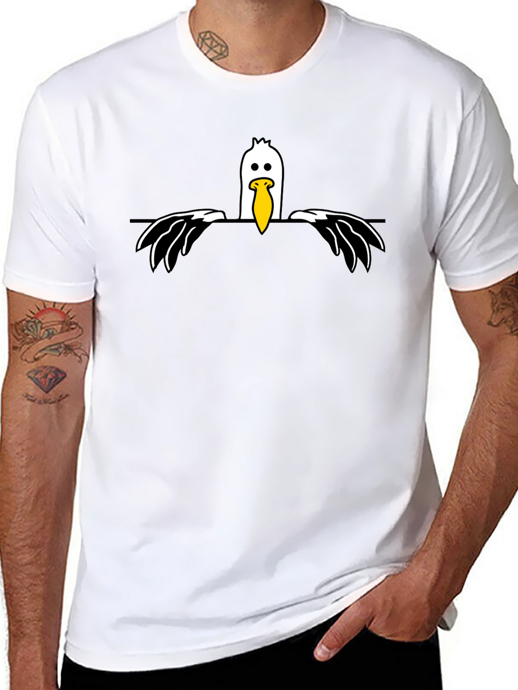 Funny Pelican T-Shirt Bird Lover Tee