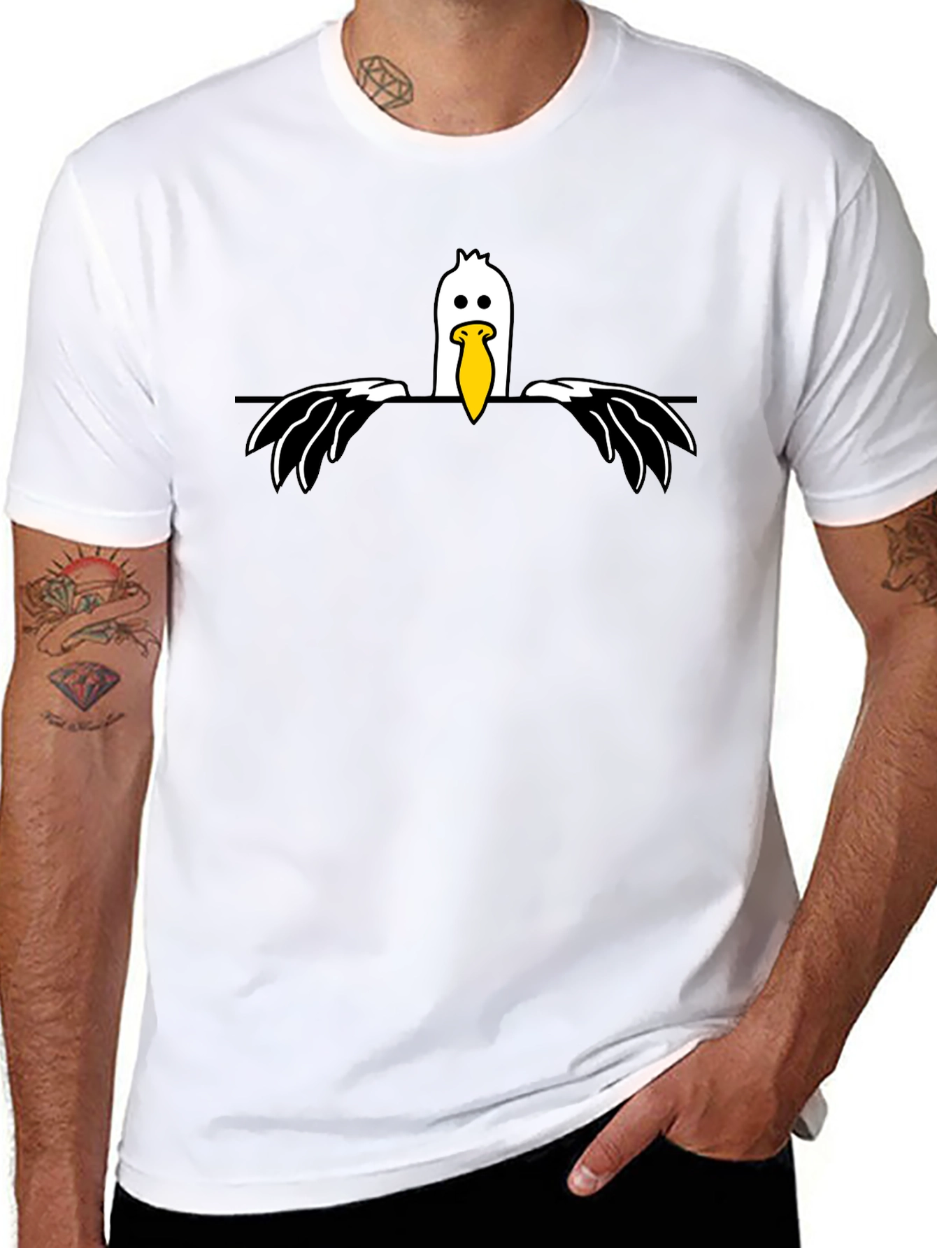 Funny Pelican T-Shirt Bird Lover Tee