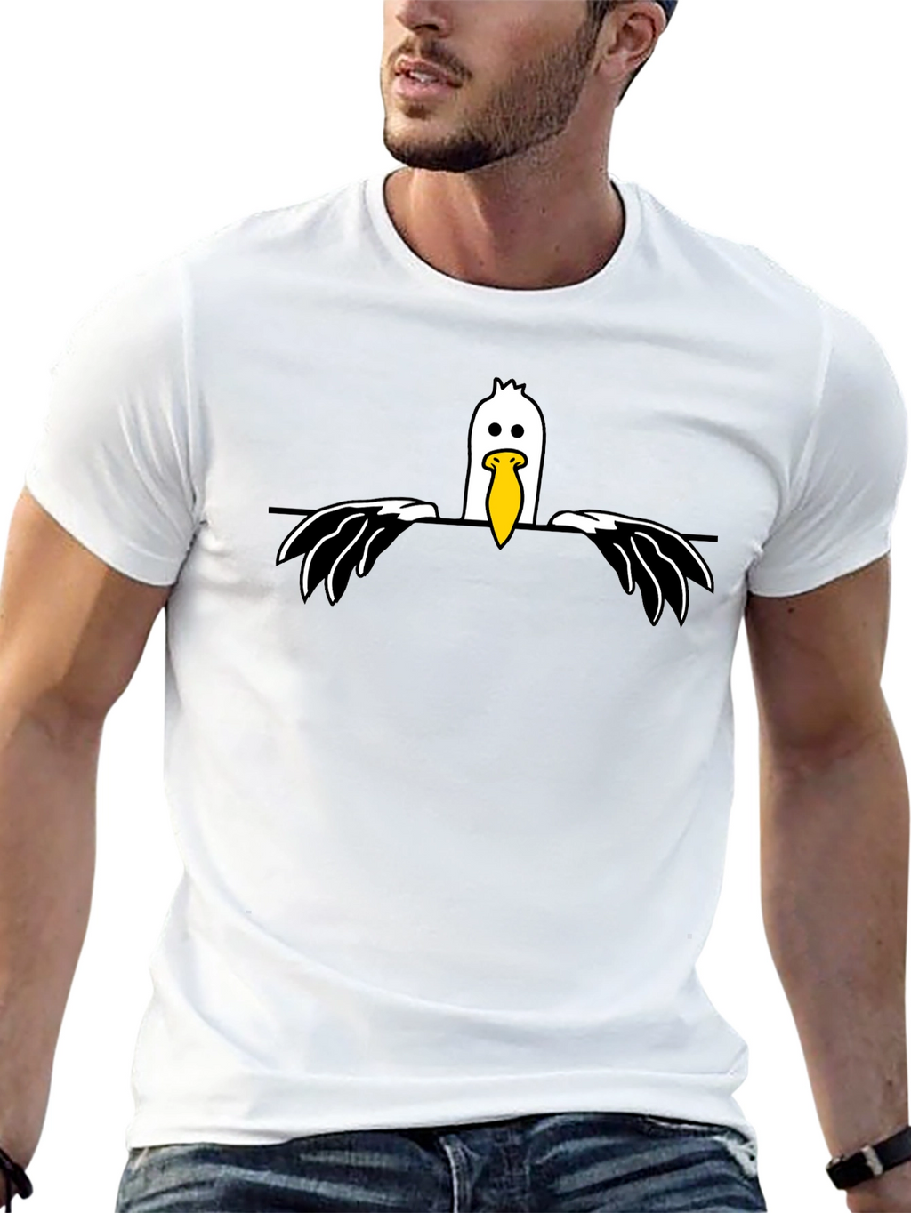 Funny Pelican T-Shirt Bird Lover Tee