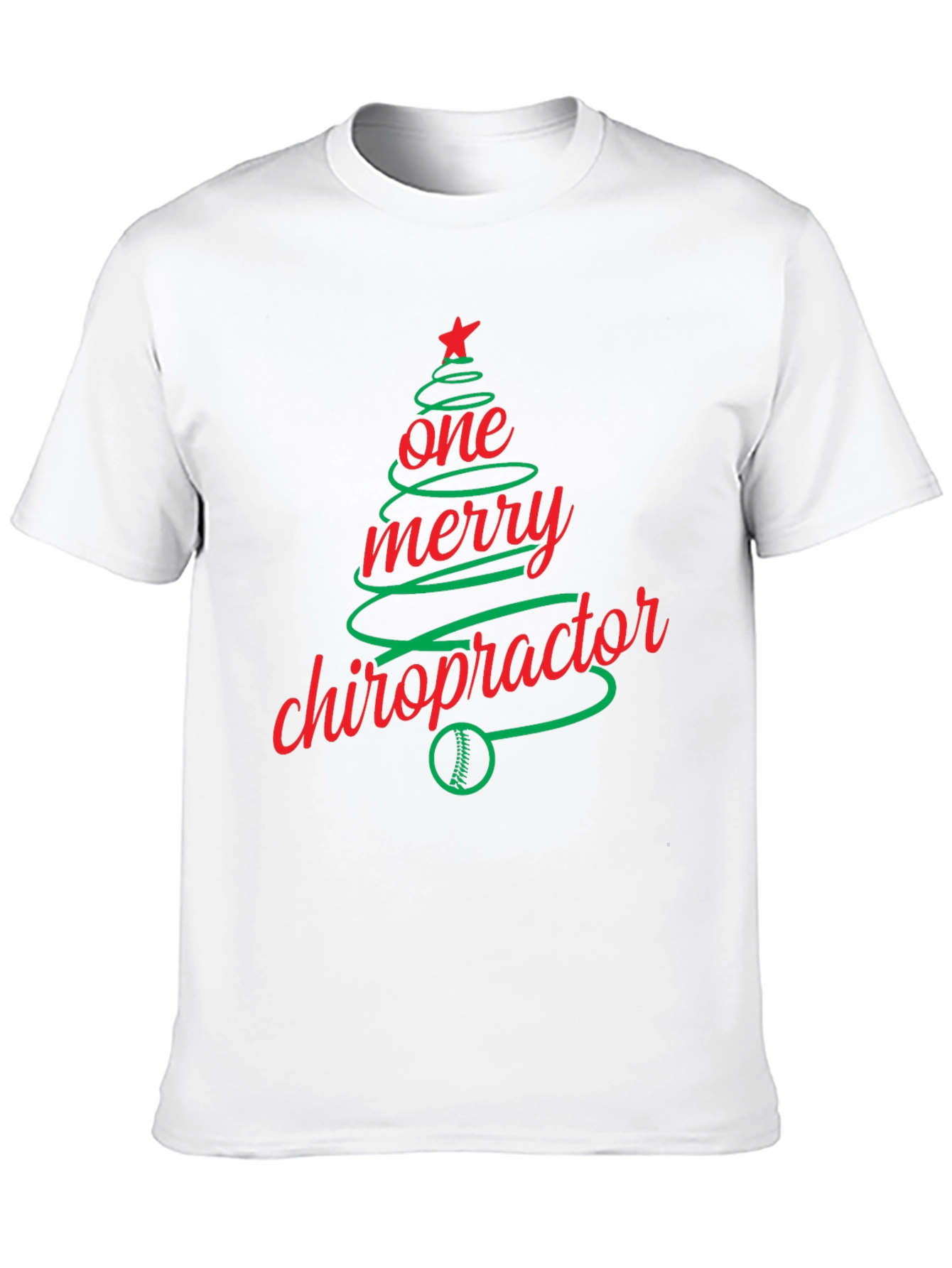 Festive Chiropractor Christmas T-Shirt